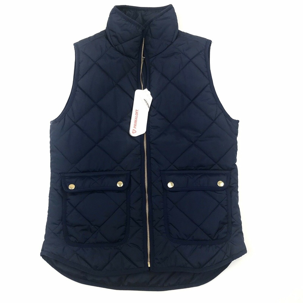 NWT J. Crew Excursion Quilted Vest Sz XS